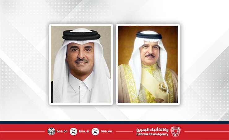 HM King thanked by Amir of Qatar